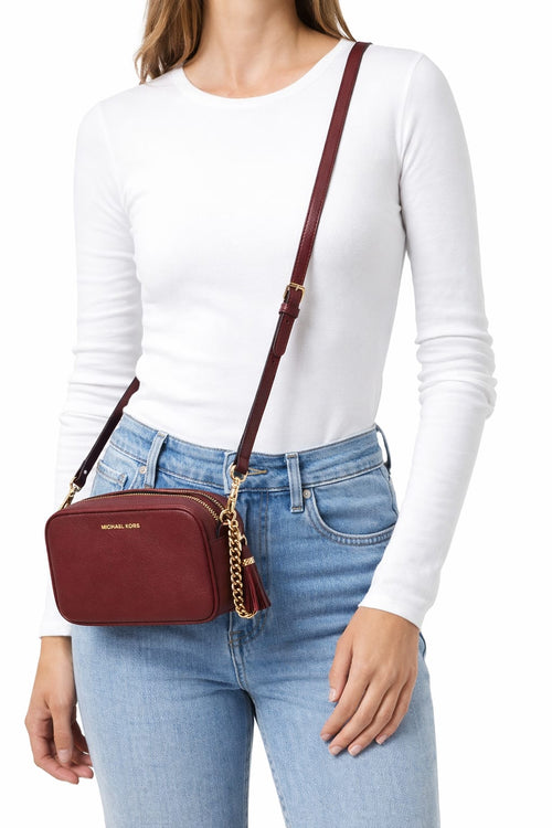 Michael Kors Ginny Leather Crossbody